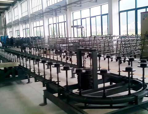 汽車(chē)制動(dòng)鼓噴漆機(jī)器人