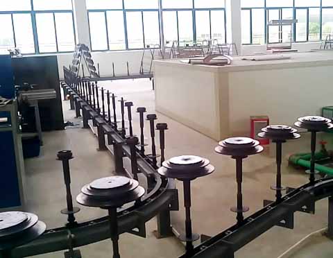 汽車(chē)制動(dòng)鼓噴漆機(jī)器人