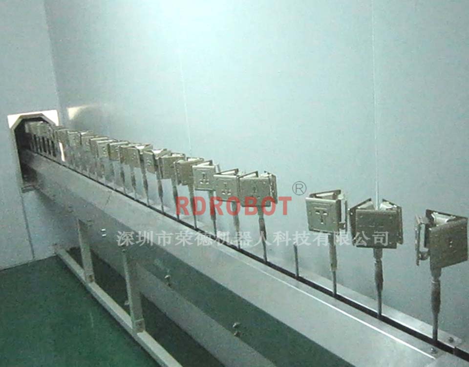 86型開(kāi)關(guān)二涂二烤自動(dòng)噴漆線